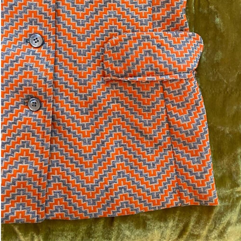Vintage 1970s Vest Orange - Picture 11 of 12